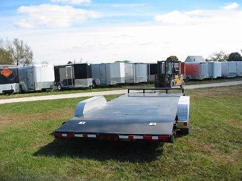 6809 PJ Car Hauler 2011 Trailer Steel Floor Slide in Ramps 83x18 Buy 