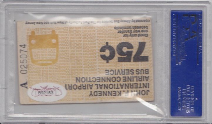 BEATLES All 4 Signed Cut Slabbed PSA/DNA & JSA LENNON McCARTNEY 