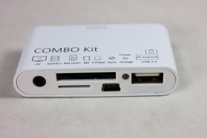 White Color iPad iPad 2 Carema Connection Kit AV out Camera 5in1 USB 