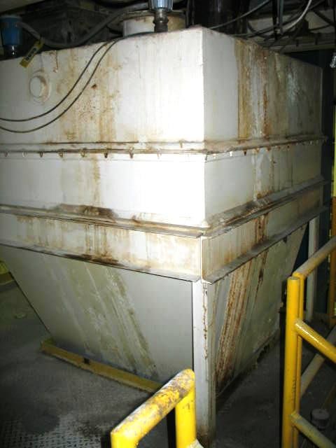 180 CUBIC FOOT USED HOPPER STORAGE BIN CARBON STEEL  