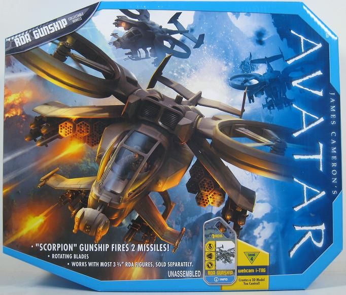 AVATAR Movie RDA SCORPION GUNSHIP Vehicle Level 4 New  