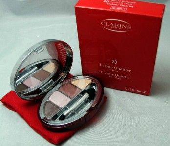 CLARINS COLOR QUARTET FOR EYES EYESHADOW PALETTE #20 EARTH, NIB  