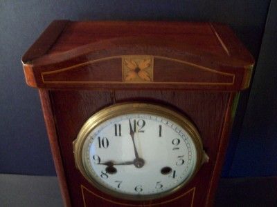 ANTIQUE VINTAGE CLOCK HAC CROSSED ARROWS WURTTEMBERG GERMANY MANTLE 