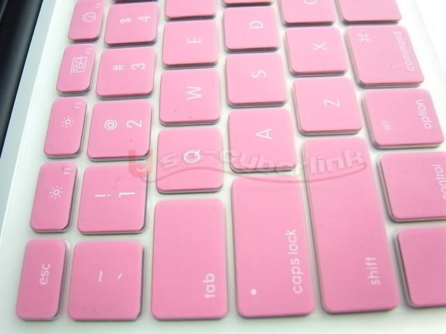 Pink MAC MacBook Pro 17 13.3 15.4 KeyBoard Skin Cover  