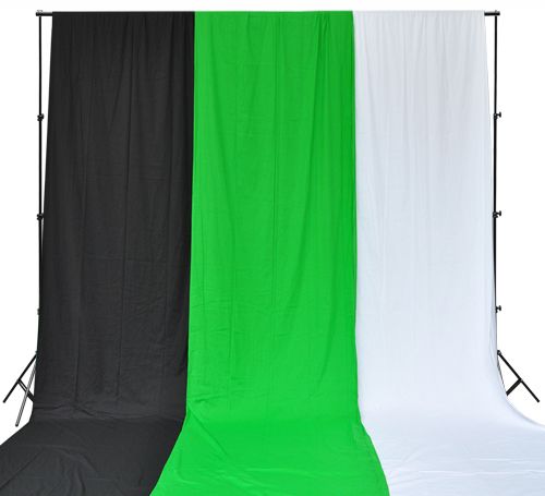 1600W PHOTO STUDIO PHOTOGRAPHY LIGHTING KIT w/ BACKDROP  