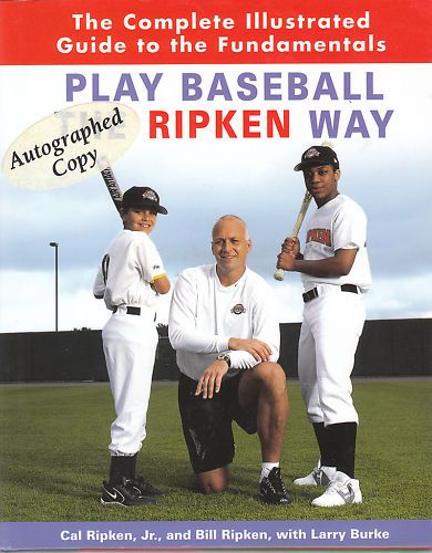 BILLY RIPKEN / CAL RIPKEN JR Auto Signed Book PSA/DNA  