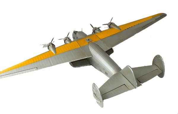 BOEING MODEL 314 DIXIE CLIPPER FLYING BOAT MODEL STAND DISPLAY READY 