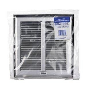 BROAN Metal Brushed Nickel Bath Fan Grille   BP24  