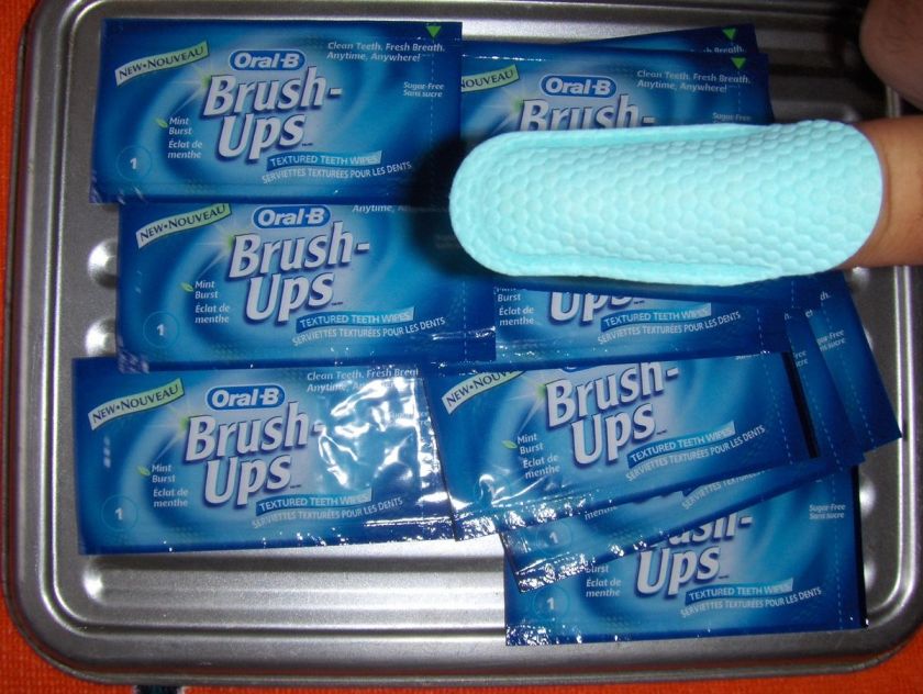 ORAL BRUSH UPS, TEETH WIPES (20)  