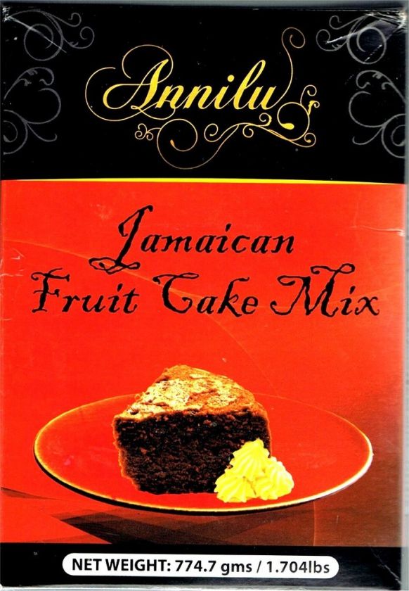 LARGE ANNILU JAMAICAN FRUIT CAKE MIX   MAKES 2LB CAKE  