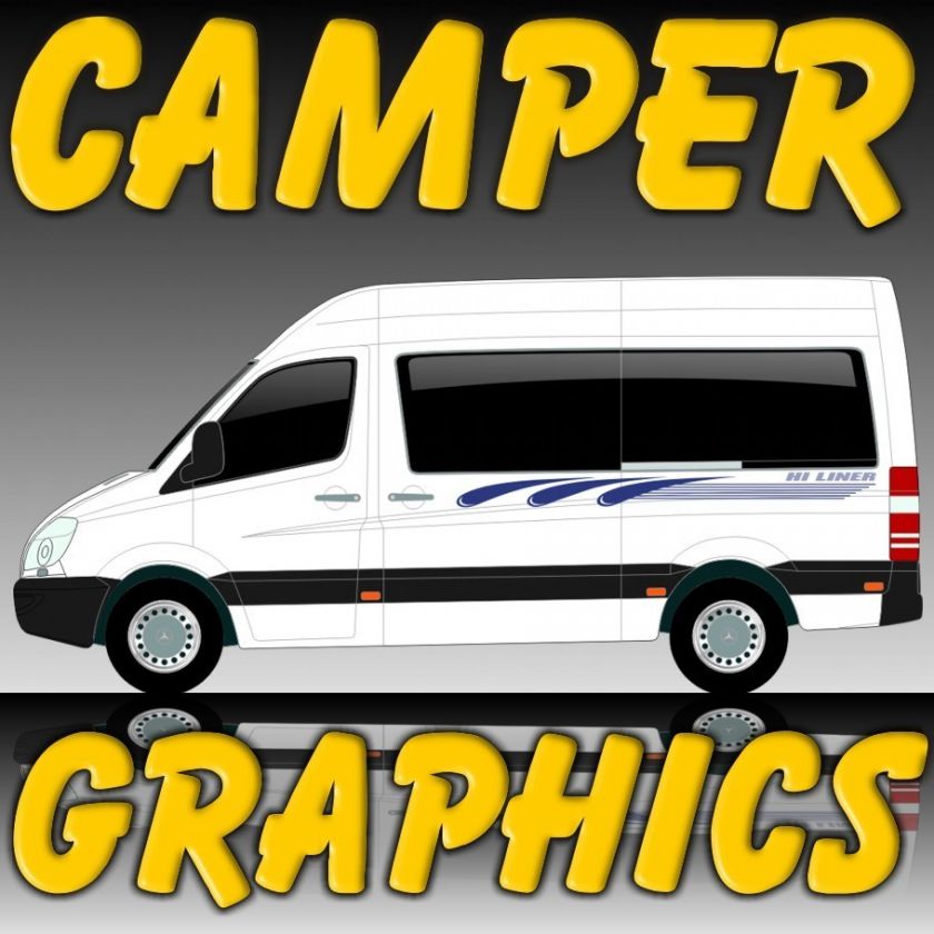 VGMC305 HIGHLINER PEOPLE CARRIER DECAL KIT CAMPER DECAL  