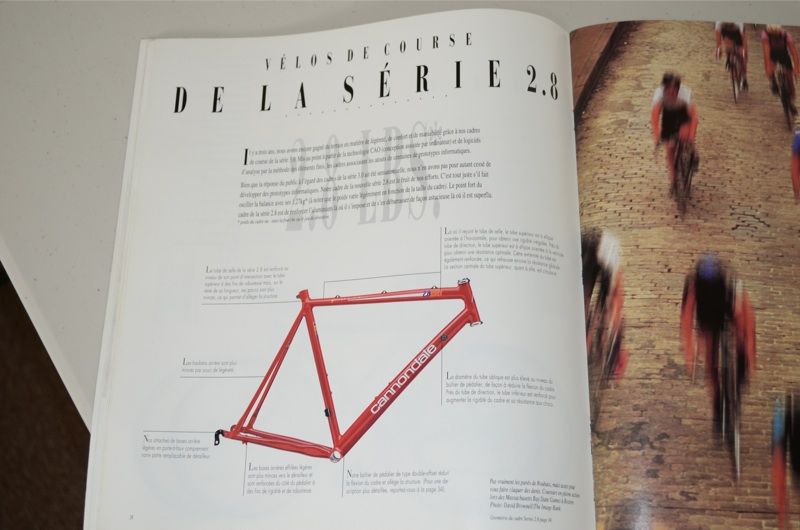 Cannondale 1992 catalog delta V r1000 vintage rare  