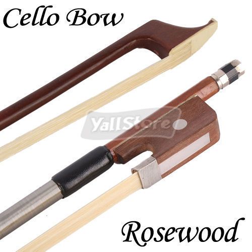 New Rosewood Cello Bow 4/4 Full Size High Quality  