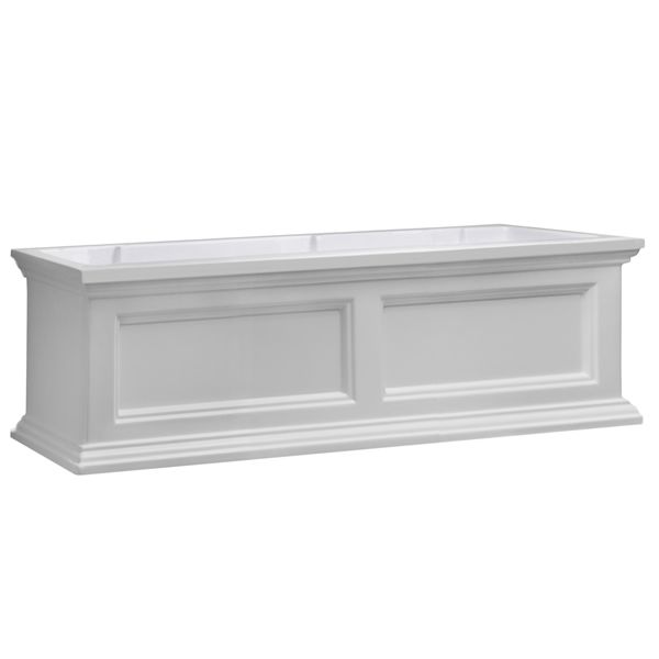 Fairfield Window Box   White  