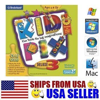 Kid Pix Deluxe 3 (PC and Mac Educational Kids Games)  