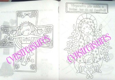 Yellow Libro de Colorear (Activity & Coloring Book) Virgencita Plis 