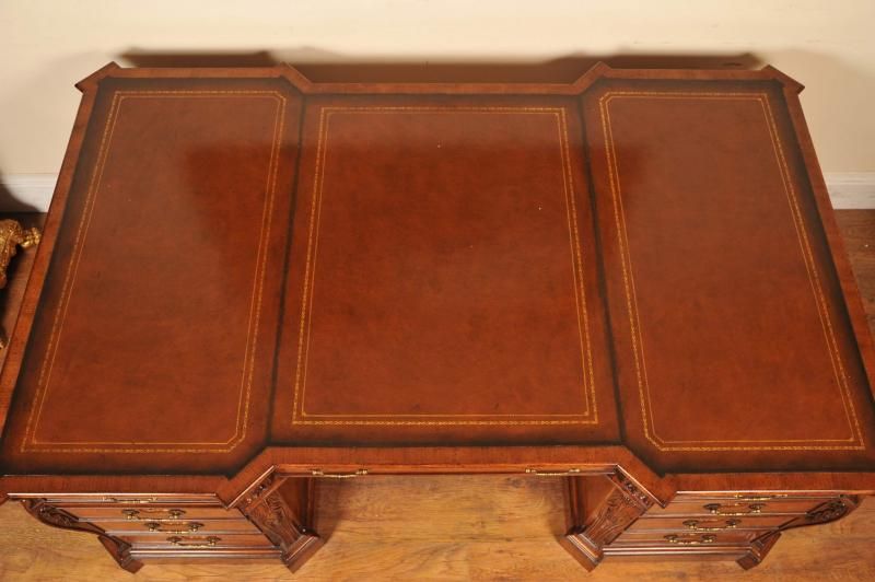 Regency Desk Walnut Writing Table English Desks  