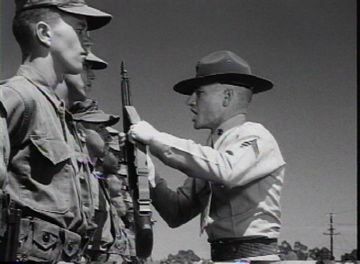 MCRD Marine Corps San Diego Boot Camp, 1950s USMC  