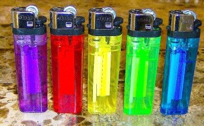 LOT OF 5 DISPOSABLE LIGHTERS We Have Nice Lighters LOOK  