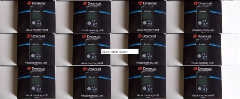 12 LOT NEW BLACK VMU Visual Memory Cards SEGA DREAMCAST  