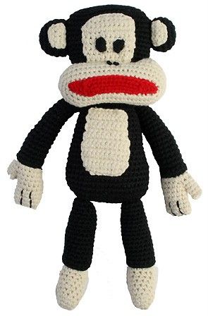 NWT PAUL FRANK Small Paul CROCHET JULIUS Monkey  