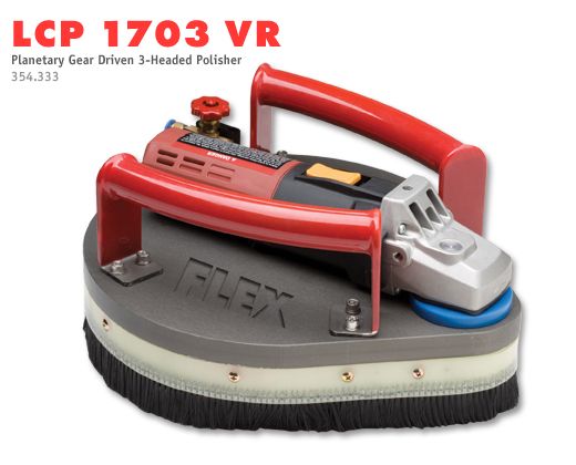 Flex LCP1703VR 3 Head Polisher Concrete Granite Marble  