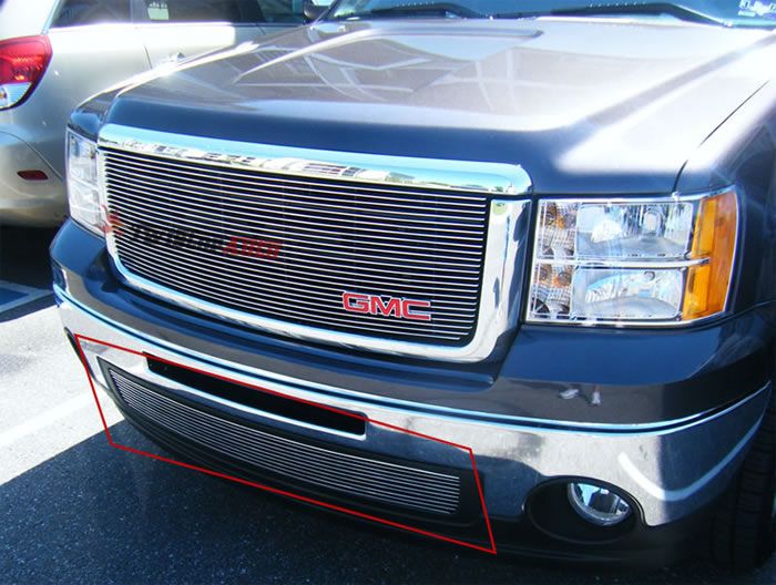   Sierra 3500 Lower Bumper Aluminum Billet Grille Grill Insert  