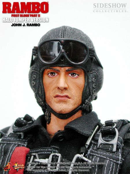 HOT TOYS RAMBO HALO JUMPER 16 FIGURE NEW  