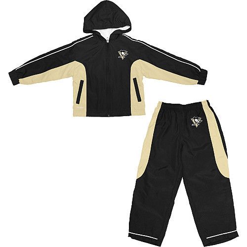   Penguins Toddler Full Zip Track Jacket and Pants Set sz 2T  