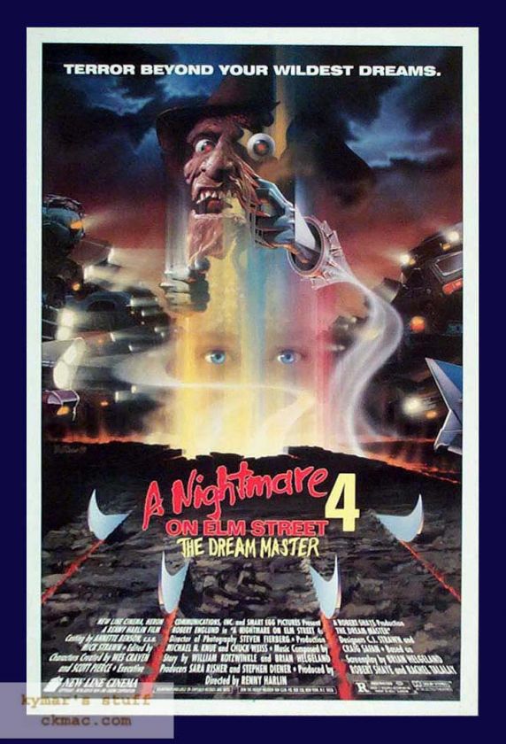 NIGHTMARE ON ELM STREET 4 Horror Orig 1Sheet Poster  