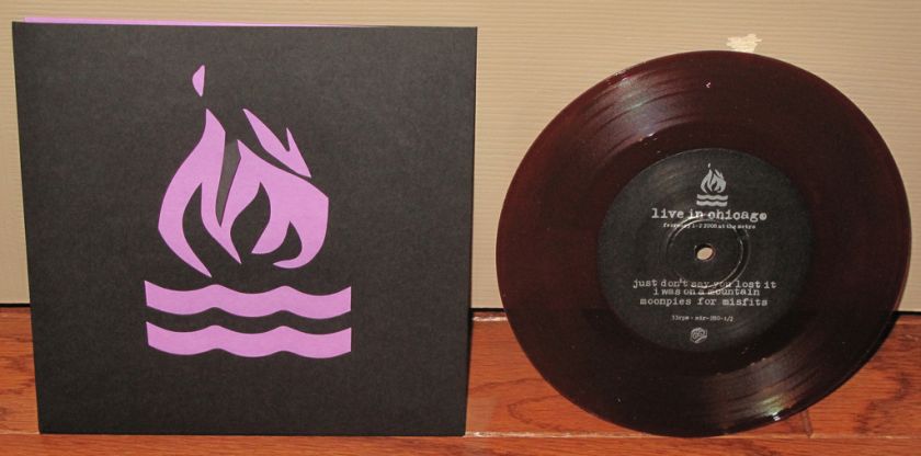 HOT WATER MUSIC LIVE IN CHICAGO #5 PURPLE VINYL 7  