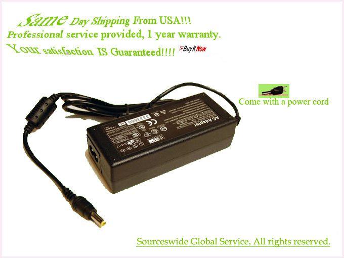 AC Adapter Charger HP TouchSmart TX2 1270us 402108 001  