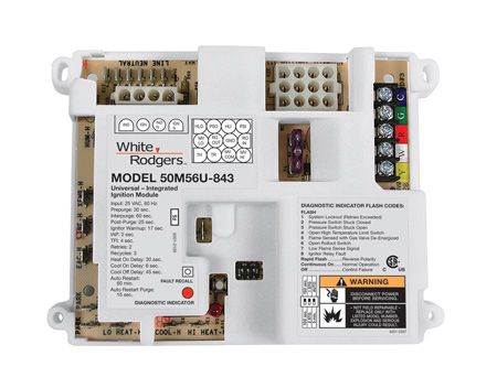 White Rodgers 50M56U 843 Universal Single Stage HSI Integrated Furnace 