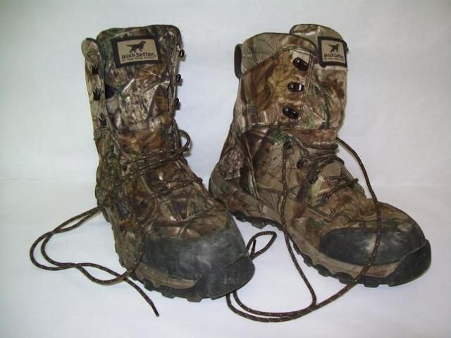 IRISH SETTER 800 GRAM THINSULATE 1836 TRAIL STALKER REALTREE 8 BOOTS 