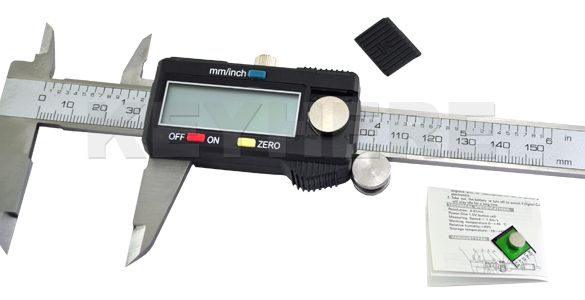 6inch/150mm Stainless Steel LCD Digital Vernier Caliper  