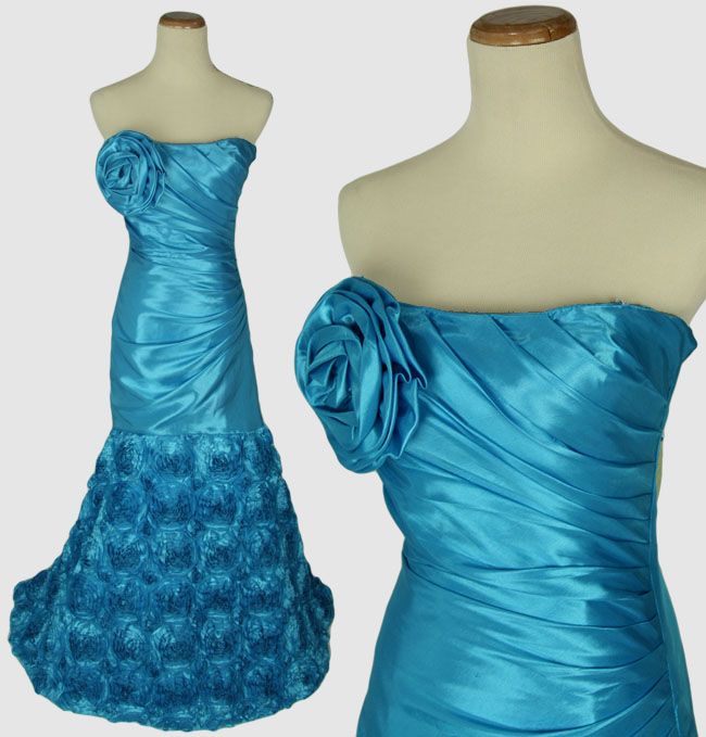 MASQUERADE $190 Turquoise Prom Evening Gown NWT (Size 3, 5, 7, 9, 11 