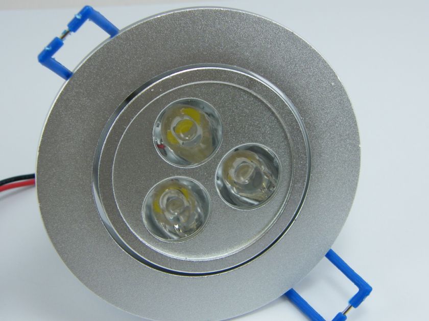 4pcs 3W Pure White LED Ceiling Downlight Bright 3x1W  