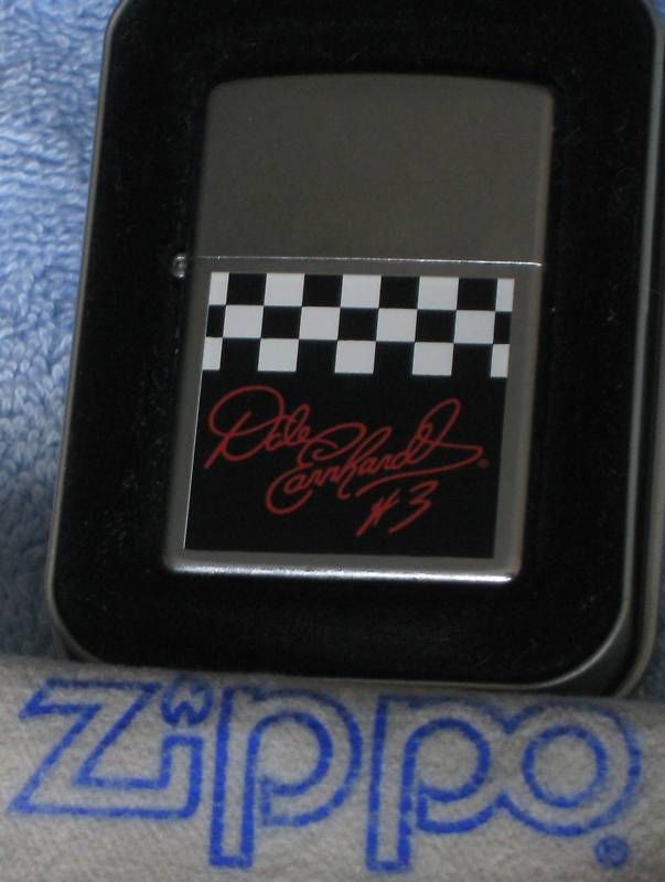 ZIPPO NASCAR Lighter Checker #3 DALE EARNHARDT MIT  