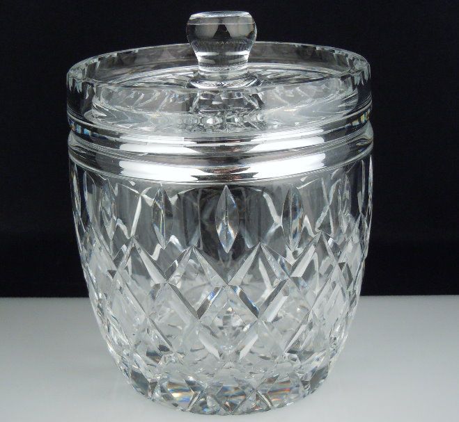 Royal Brierley GAINSBOROUGH Crystal Biscuit Barrel  