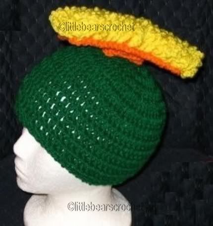 CUSTOM Crochet MARVIN THE MARTIAN Halloween Beanie Hat  