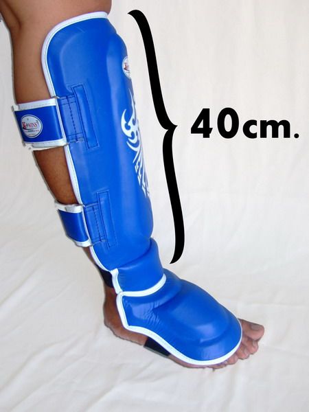 Muay Thai Shin Instep Foot Pad MMA Kick Guard Boxing  