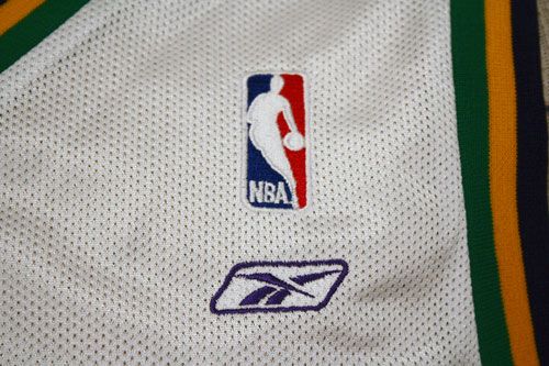 UTAH JAZZ THROWBACK BLANK NBA BASKETBALL JERSEY XXL wht  