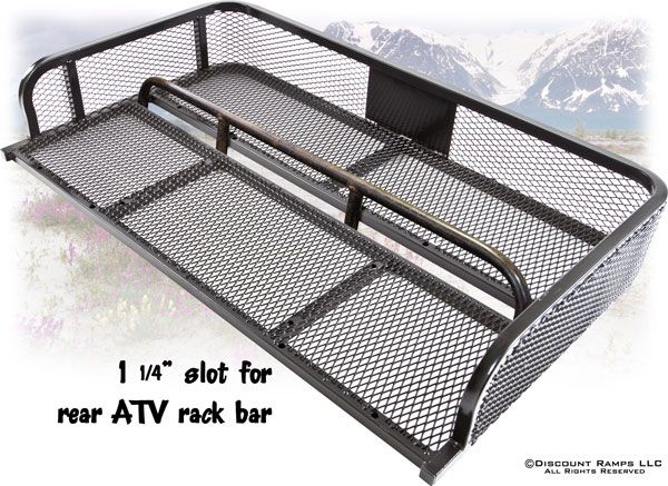 NEW ATV REAR STORAGE BASKET STEEL CARGO CARRIER RACK (ARFR 2030 