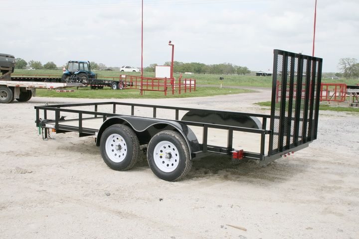 New 14 x 6 Utility Equipment ATV Lawnmower Trailer w/3500 Axles 