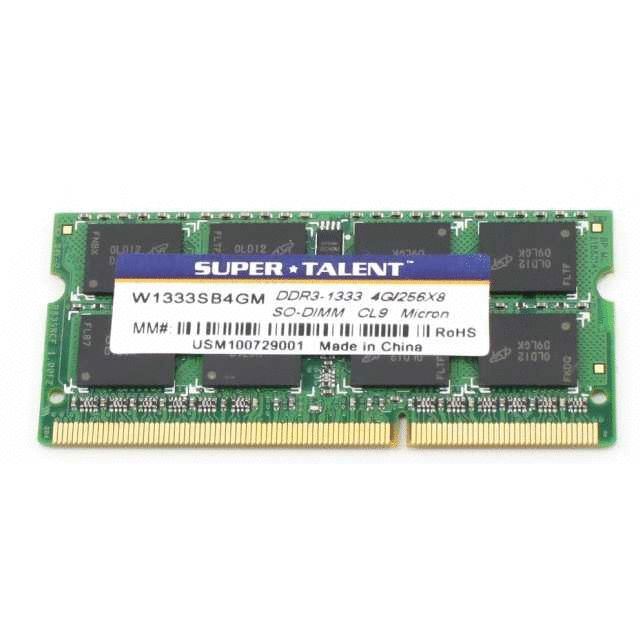 4GB DDR3 1333 SODIMM PC3 10600 Micron Chip Laptop RAM  