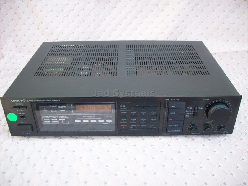 This auction is for a Onkyo Quartz Synthesized Tuner Amplifier TX 80 