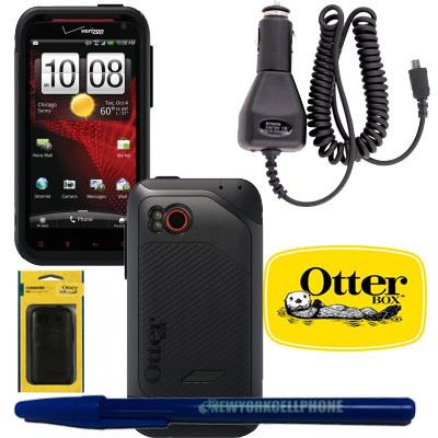 Otterbox Commuter, Car Charger, PEN for Verizon HTC Rezound  