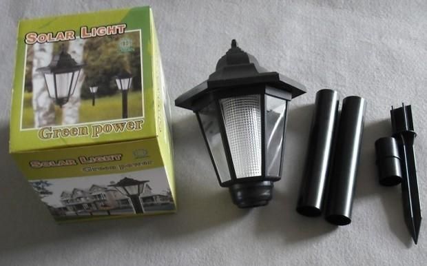 Outdoor Solar Warm White LED Landscape Garden Lights  