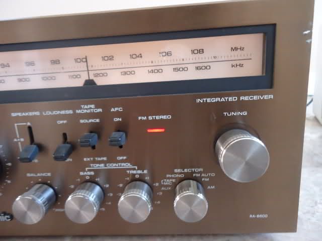 PANASONIC RA 6600 RECEIVER/ 8 TRACK RECORDER  