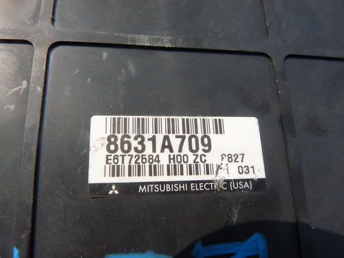 2007 MITSUBISHI GALANT ECU ENGINE COMPUTER 8631A709  